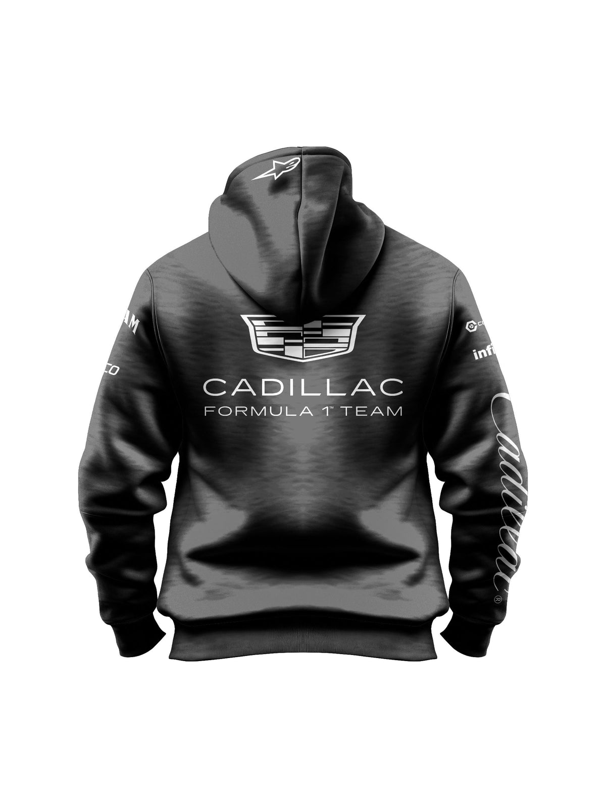 Moletom Canguru Cadillac F1 Equipe Preto