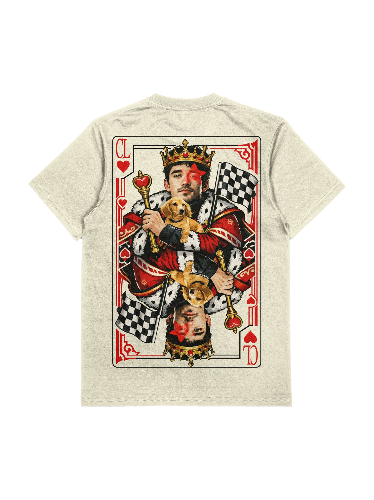 Camiseta Oversized Charles Leclerc Card Edition