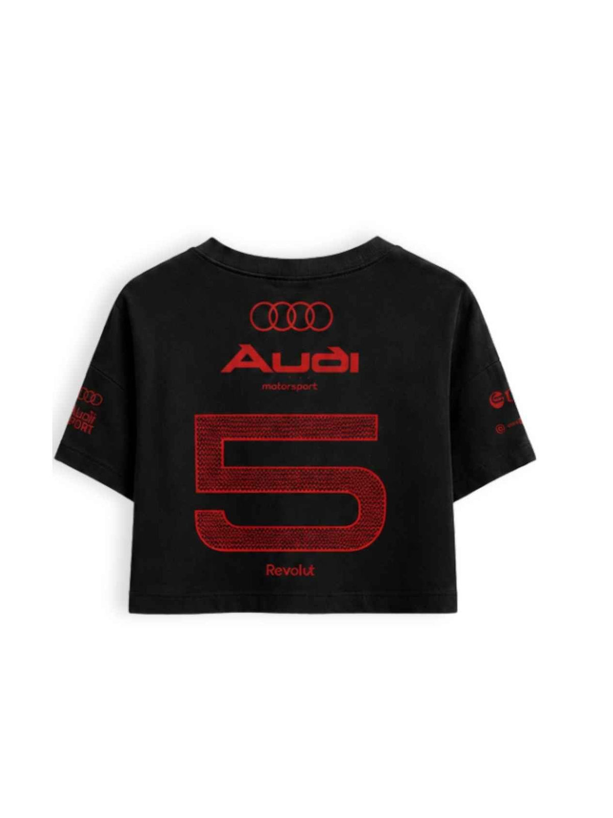 Cropped F1 Audi Gabriel Bortoleto Red & Black 2026 Preto