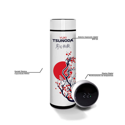 Garrafa Térmica Yuki Tsunoda Branca