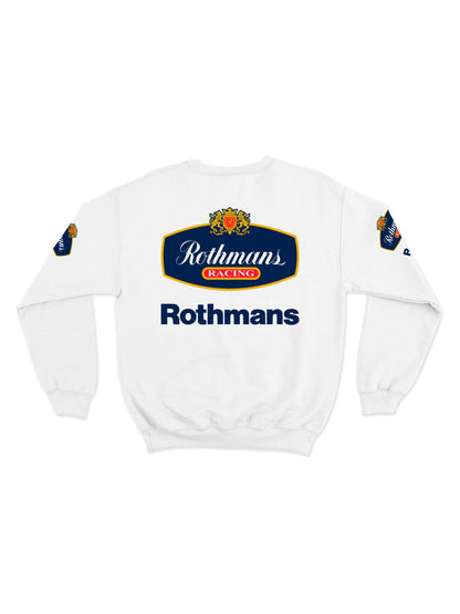 Moletom Williams Retrô Rothmans Racing Branco