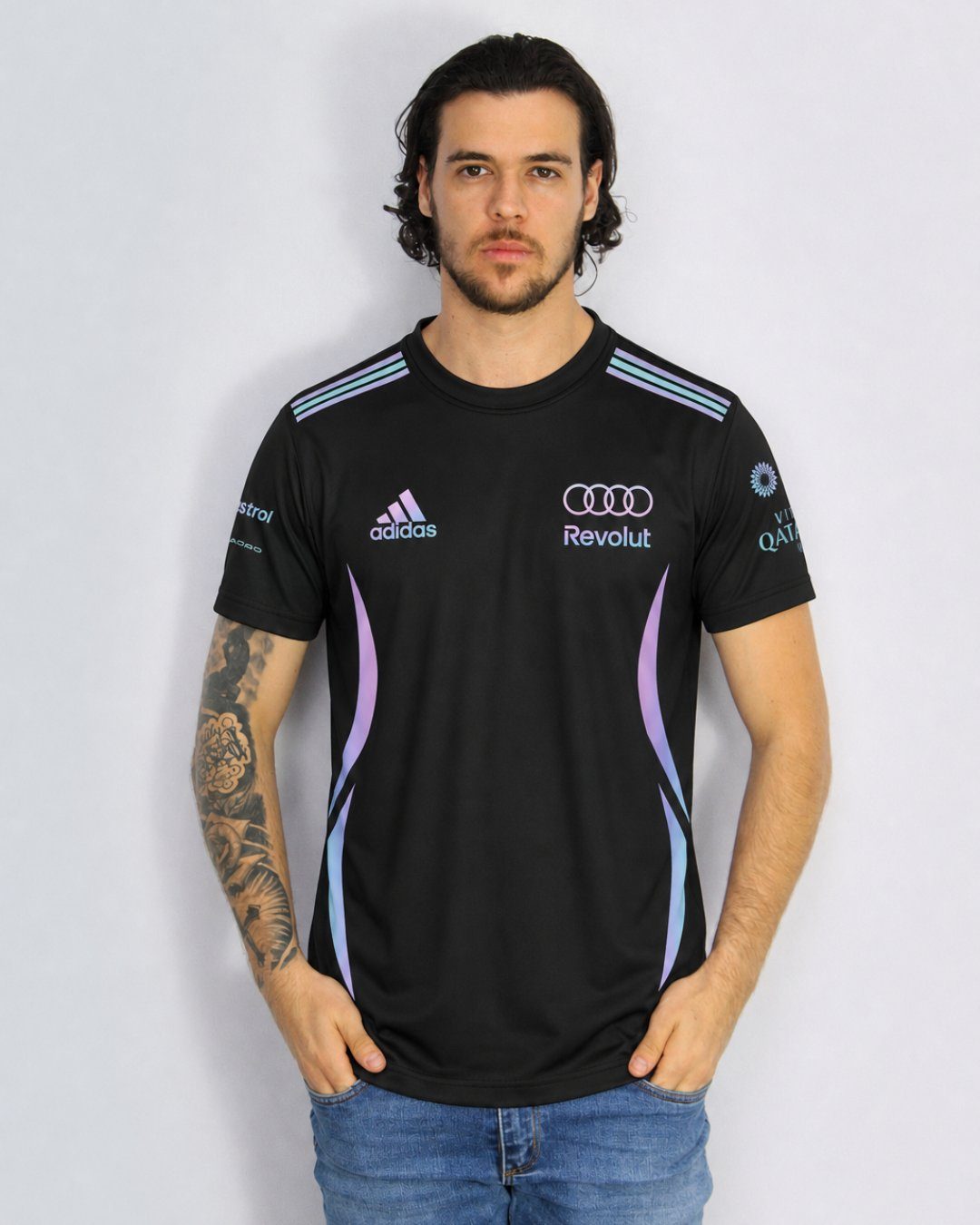 Camiseta Algodão Audi F1 Team Edição Miami 2026
