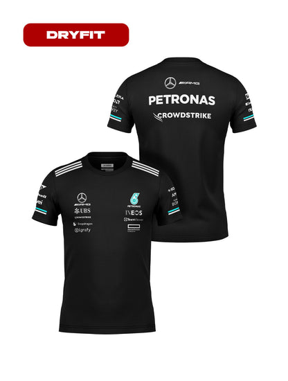 Camiseta Dryfit Mercedes Equipe Preto 2025