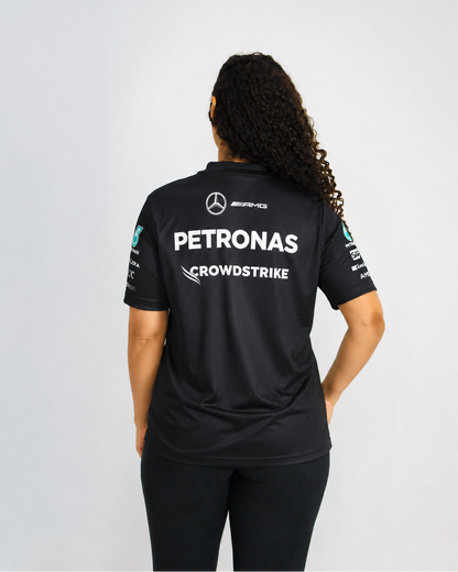 Camiseta Dryfit Mercedes F1 2026 Preta