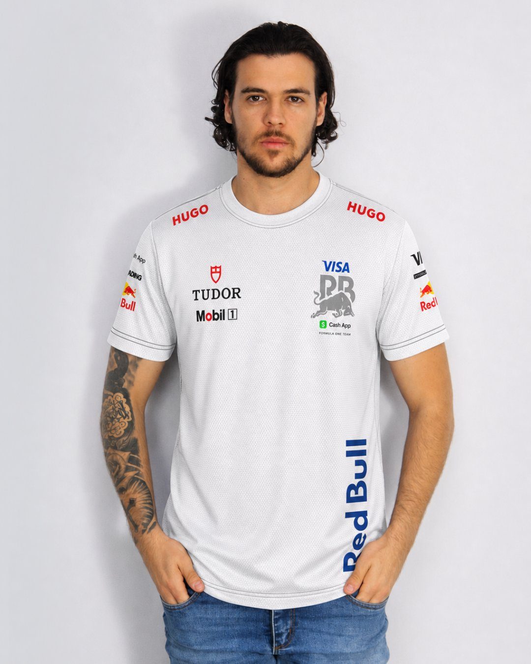 Camiseta Dryfit Racing Bulls  Equipe Branco 2025
