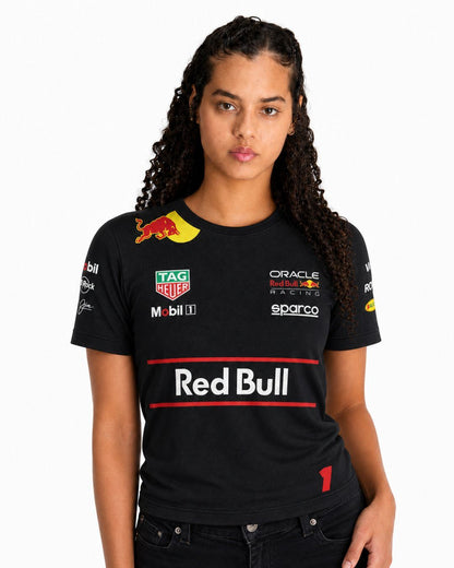 Camiseta Dryfit Red Bull Max Verstappen Preto 2025