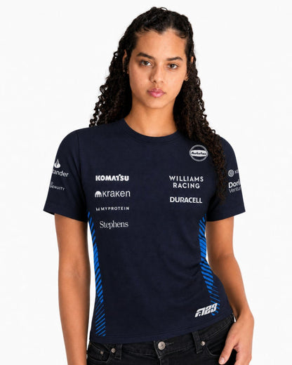 Camiseta Dryfit Williams Alex Albon Azul Marinho 2025