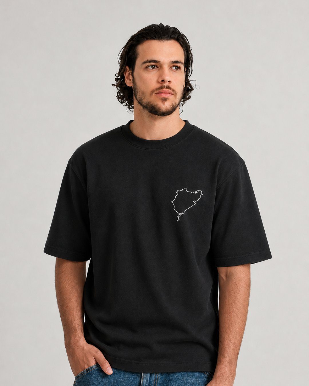 Camiseta Oversized Coleção Legends Tracks - Nürburgring