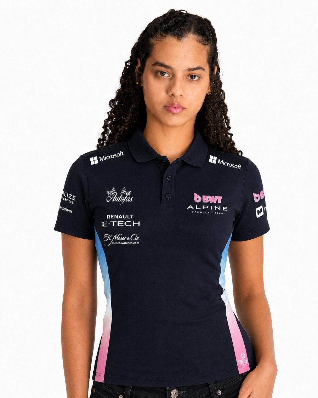 Camiseta Polo Alpine Equipe Azul Marinho 2025