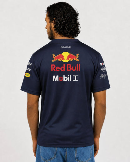 Camiseta Polo Red Bull Equipe Azul Marinho 2025