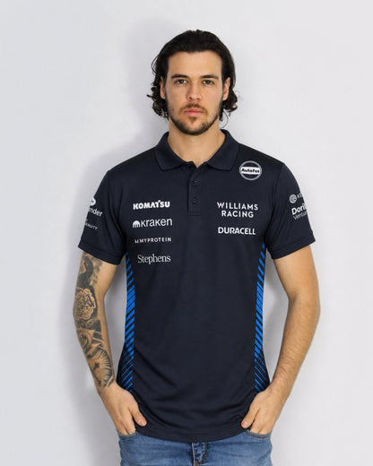Camiseta Polo Williams Equipe Azul Marinho 2025